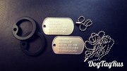 Армейский жетон Dog Tag (Дог Таг),  комплект